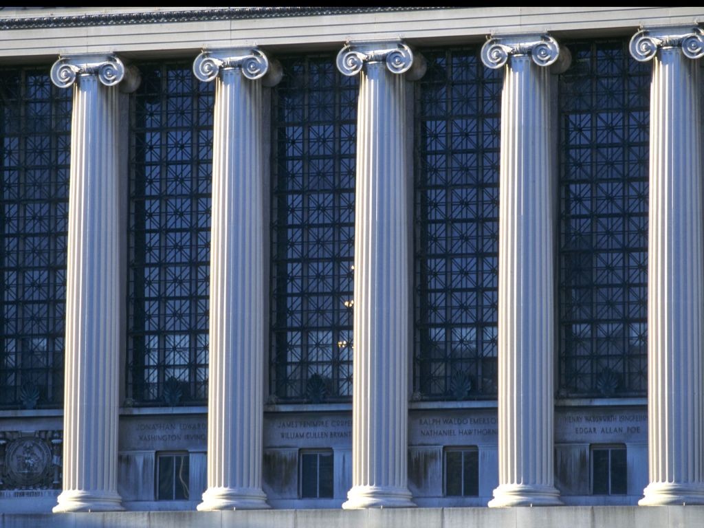 exterior of Butler Library