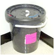 Aerosol collection container Photo of Aerosol collection container
