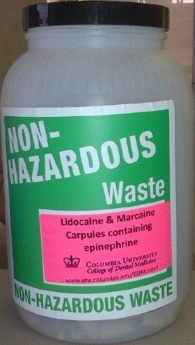 Non hazardous waste container