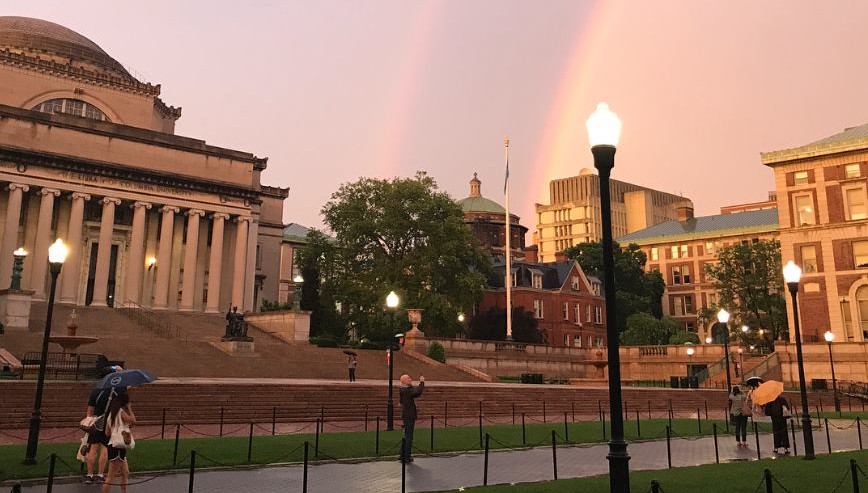 Rainbow Over Low Library