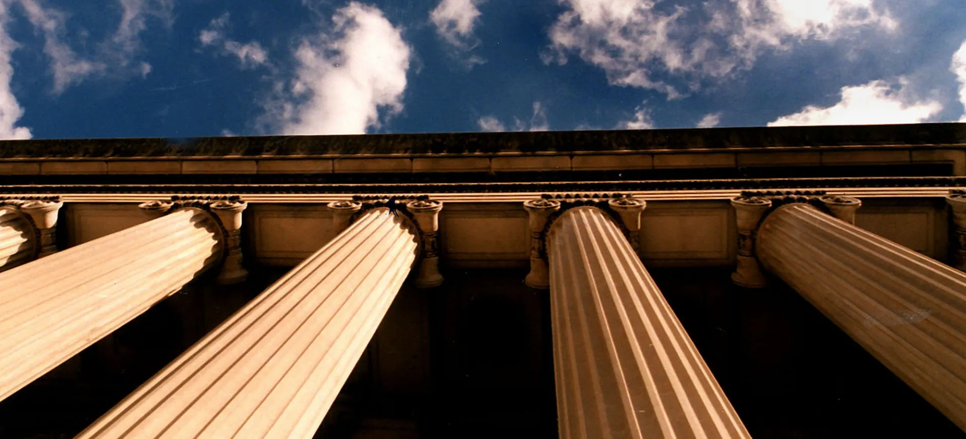 The Low Library Columns by Eileen Barroso