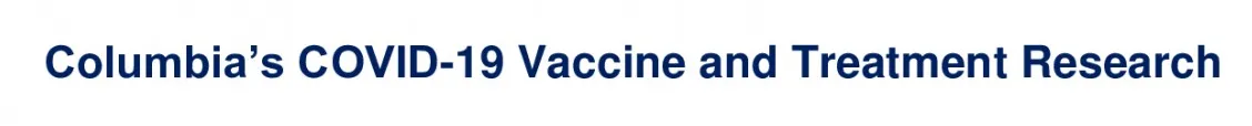 Vaccines and Treatment