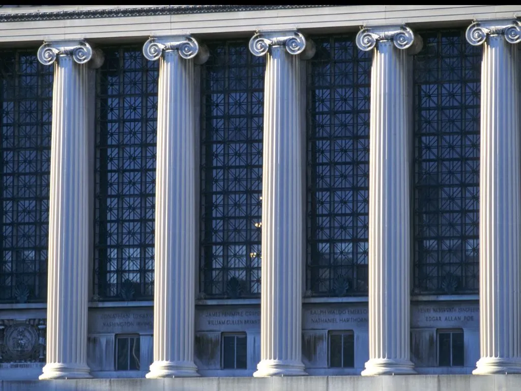 exterior of Butler Library