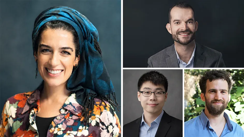Headshots of the awardees